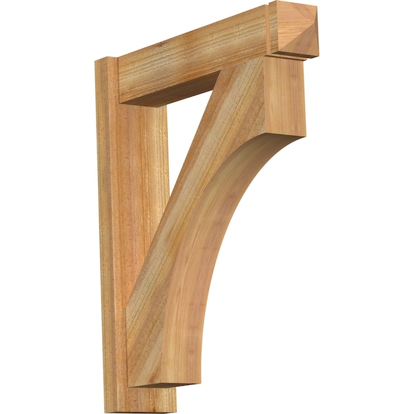 Ekena Millwork Westlake Rough Sawn Arts and Crafts Outlooker, Western Red Cedar, 6"W x 26"D x 30"H OUT06X26X30WTL03RWR - main